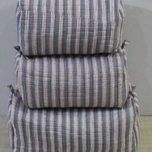 Starlight Cotton Quilted Makeup Bag/Cosmetic Bag