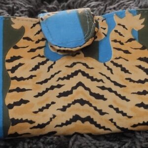 Blue&Green Tiger Cotton Padded Eyewear Case