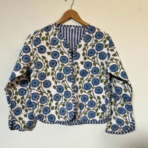 Velina Reversible Cotton Quilted Jacket